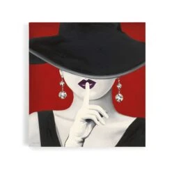 Haute Chapeau Purple Lips I