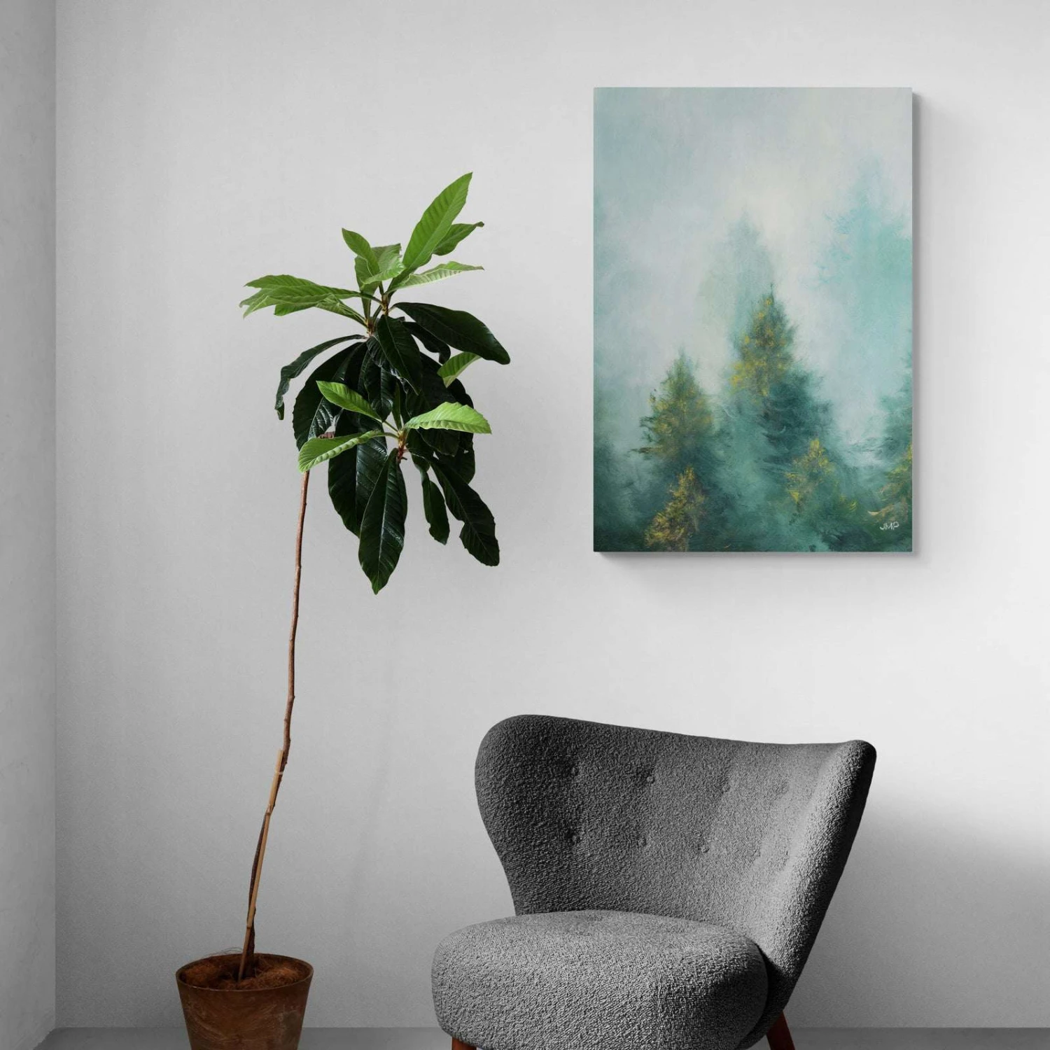 Misty Forest Vertical II - Image 4