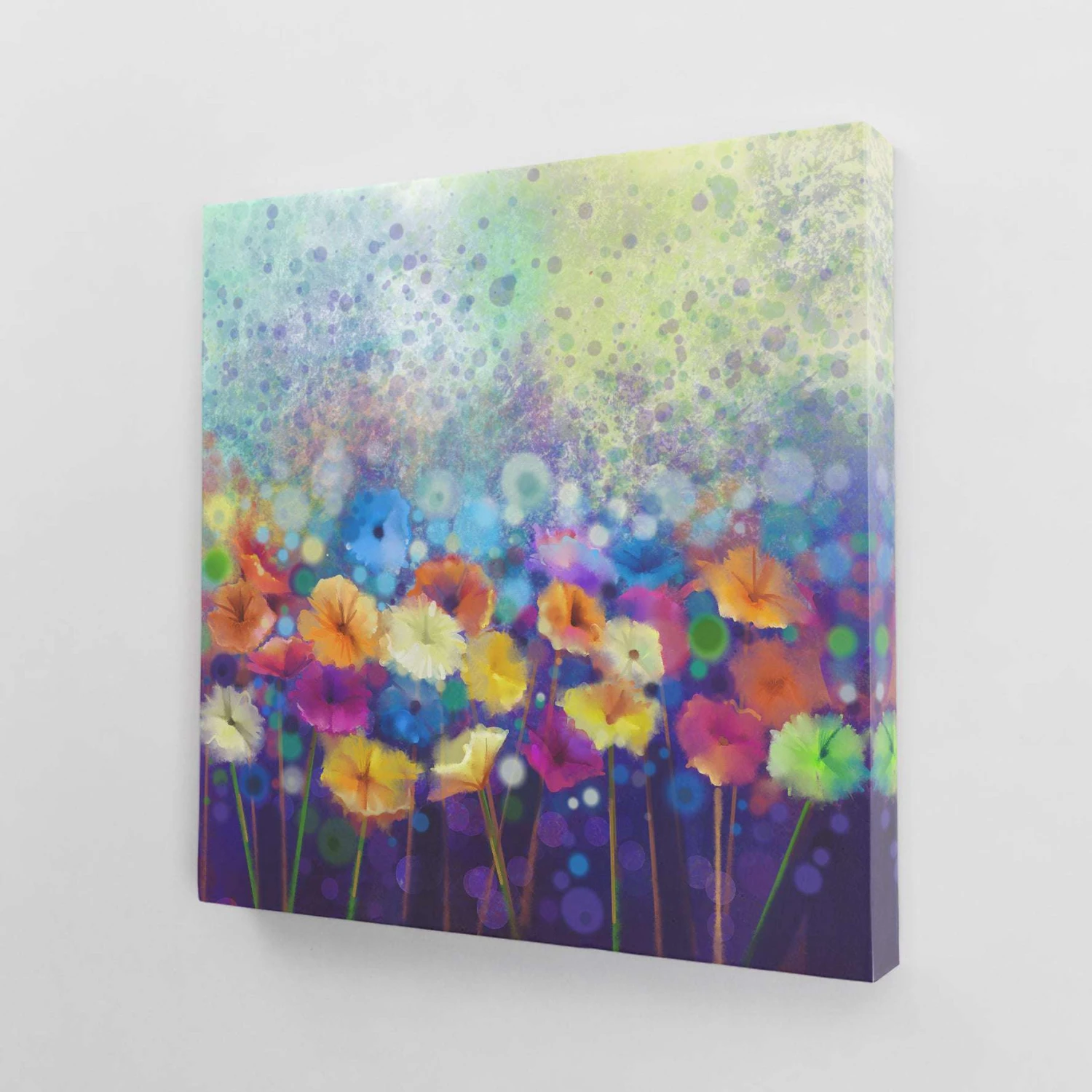 Gerbera Flowers On Blue - Image 5