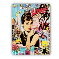 Audrey Hepburn Graffiti