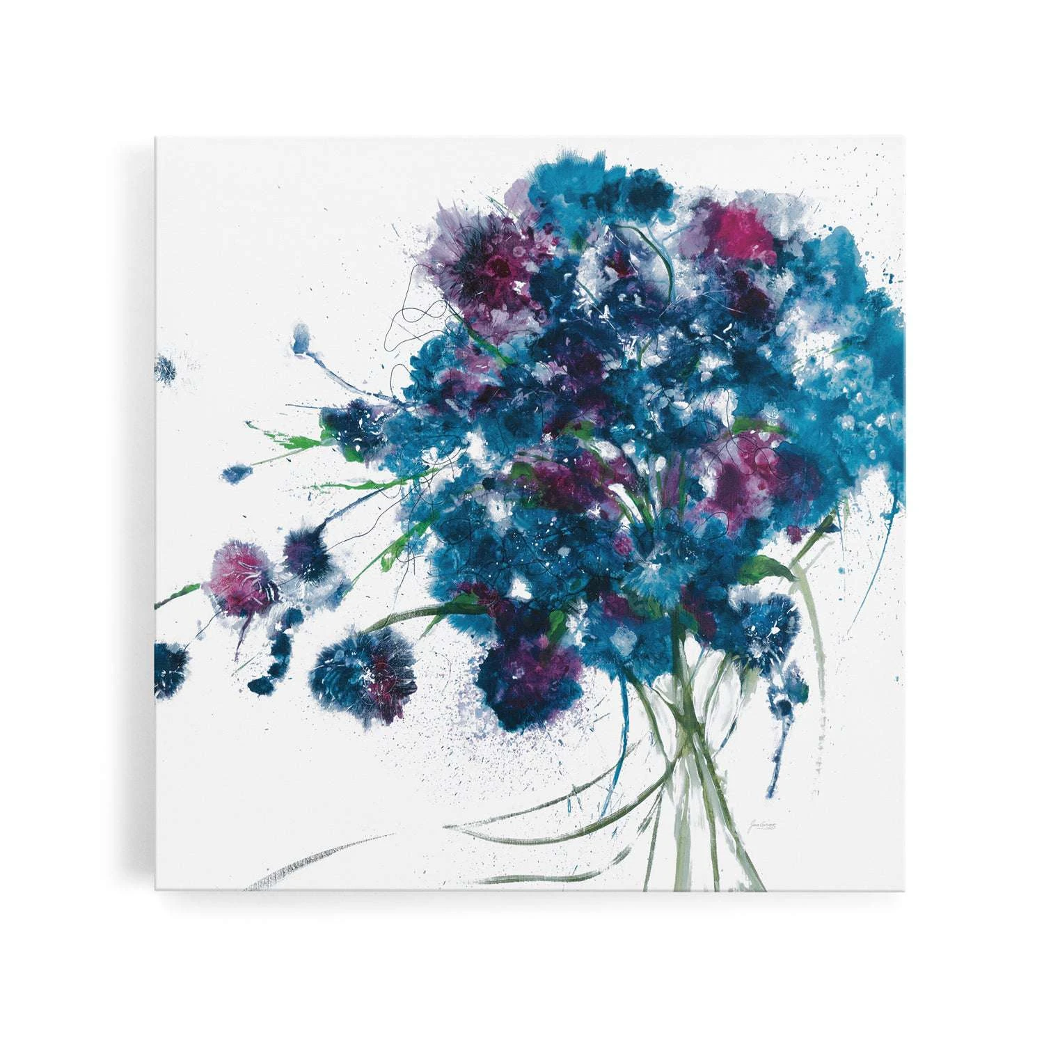 Blue Bouquet Crop