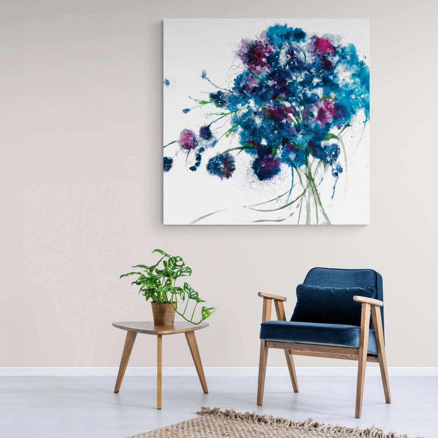 Blue Bouquet Crop - Image 2