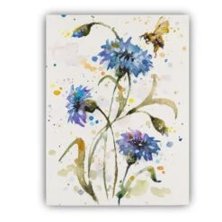 Cornflower And Bumblebee Dance