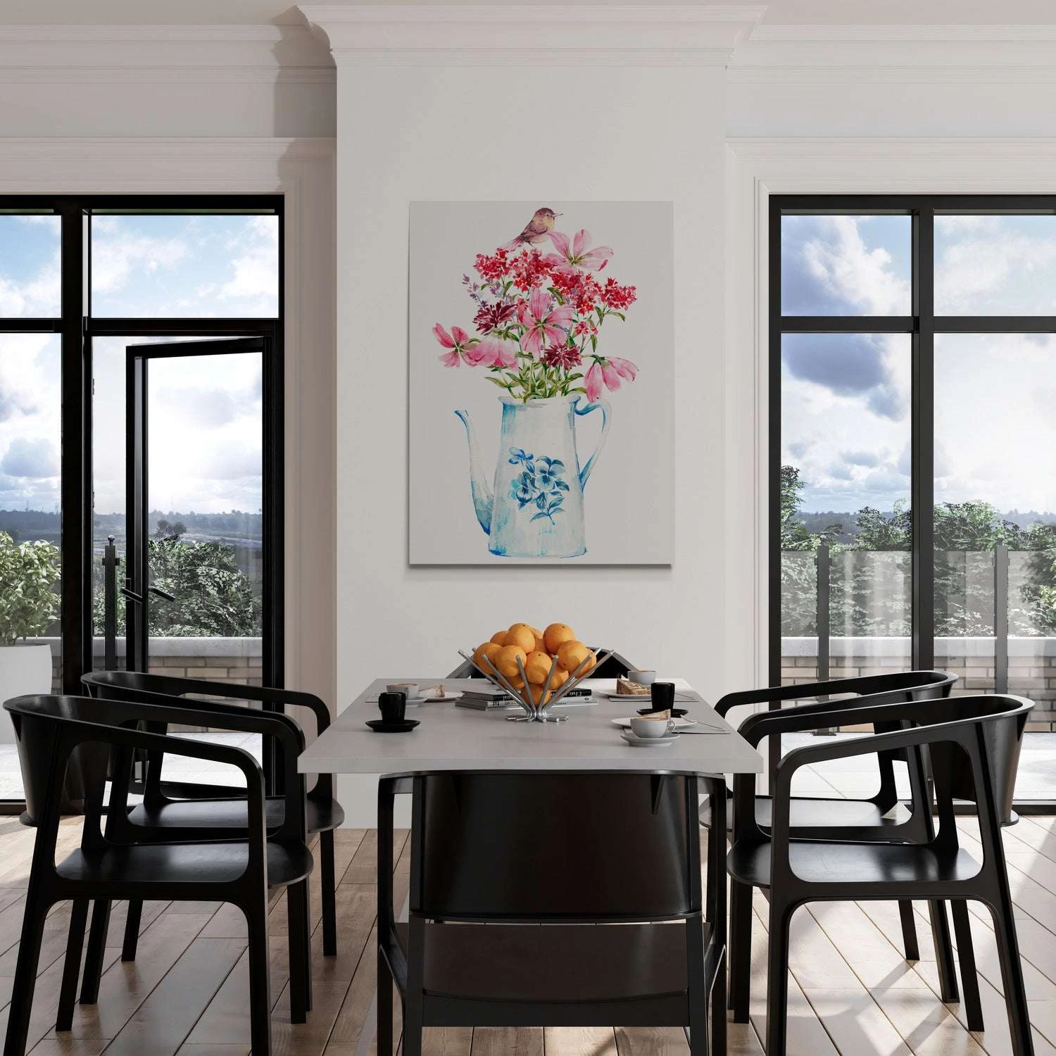 Cosmos In Water Jug - Image 2