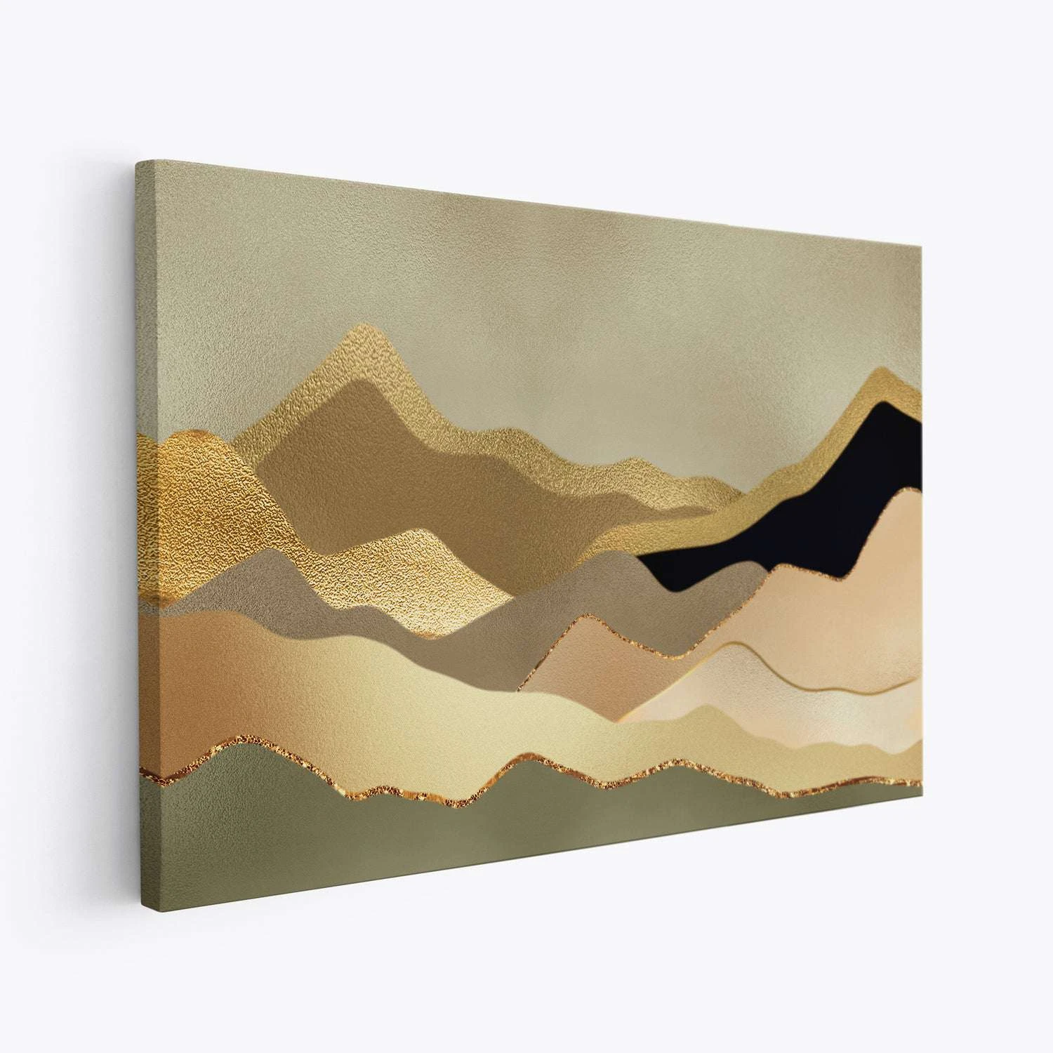 Gold Abstract Landscape - Image 3