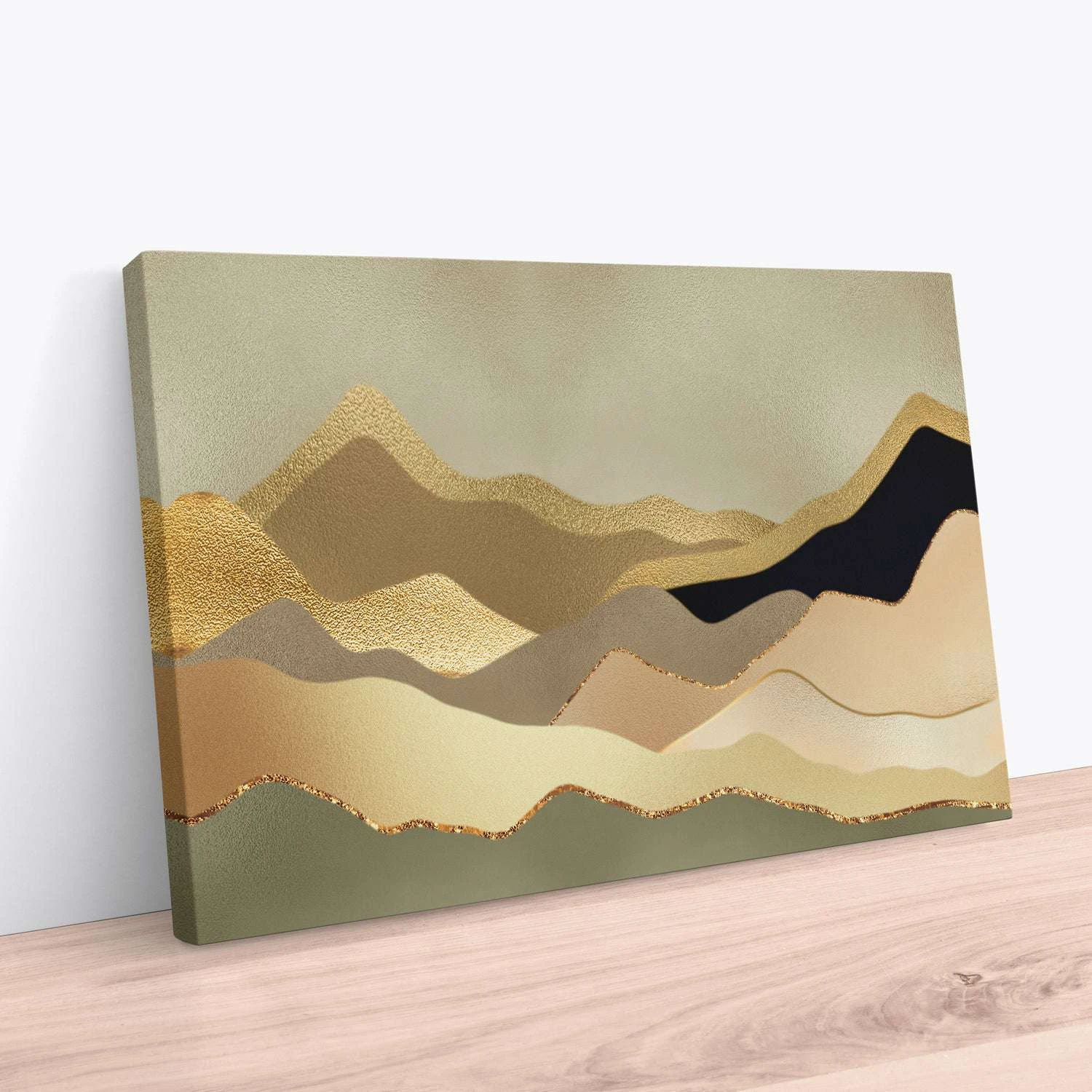 Gold Abstract Landscape - Image 5