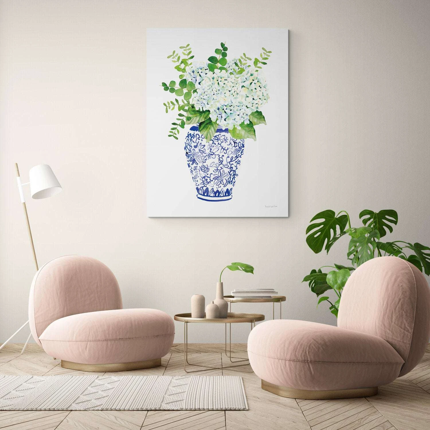 Chinoiserie Hydrangea I - Image 2