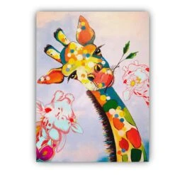 Happy Giraffe Family